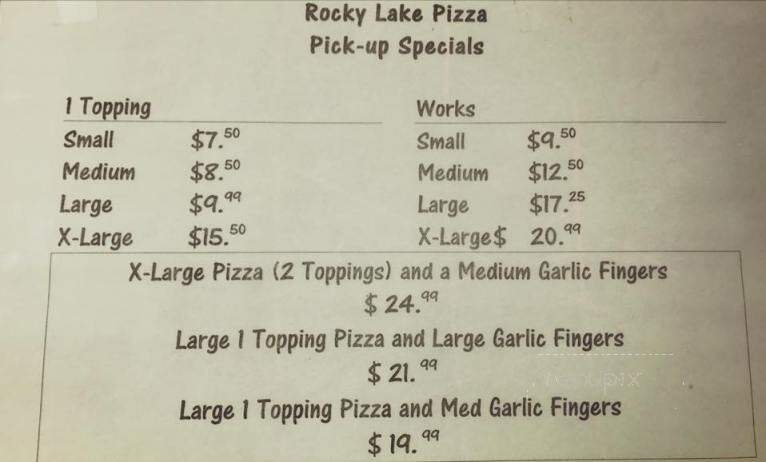 Rocky Lake Pizza - Bedford, NS