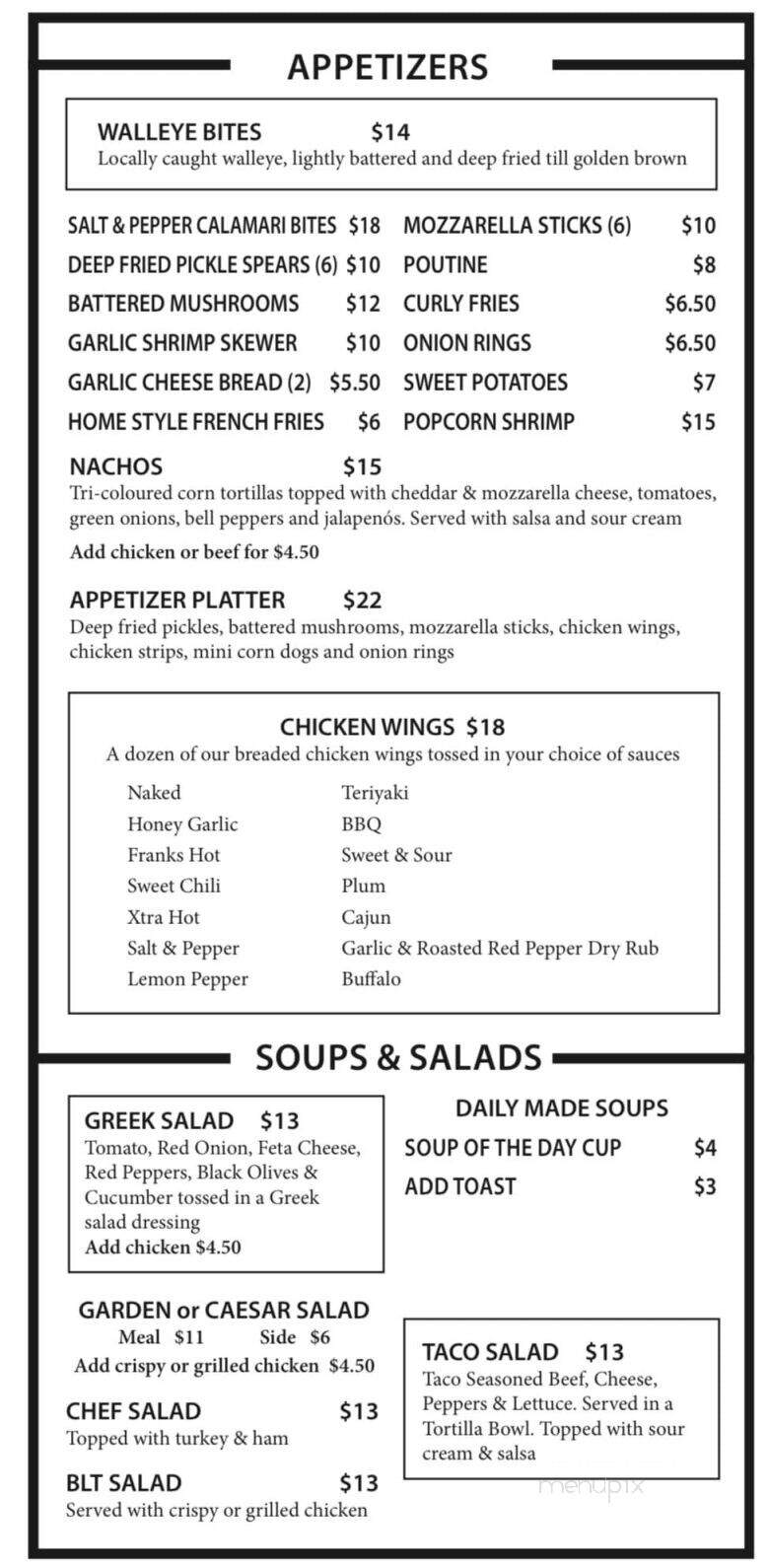 Emo Inn - Emo, ON menu_pic