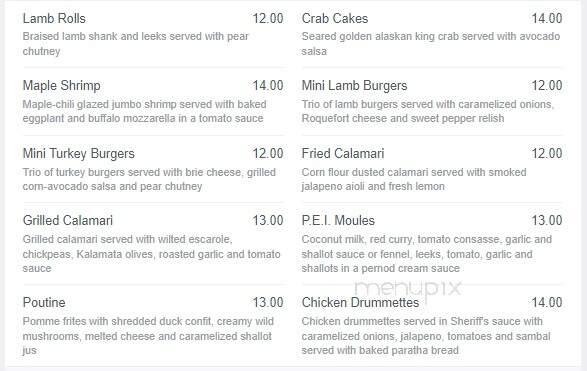 The Rushton - Toronto, ON menu_pic