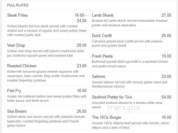 The Rushton - Toronto, ON menu_pic