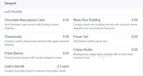 The Rushton - Toronto, ON menu_pic