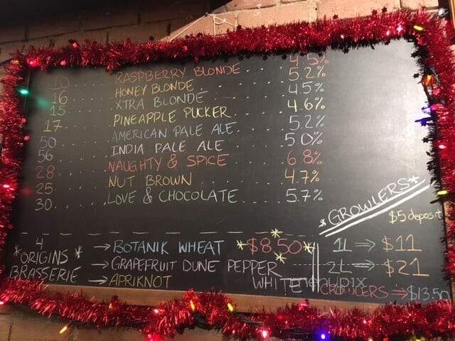Brutopia Brew Pub - Montreal, QC menu_pic