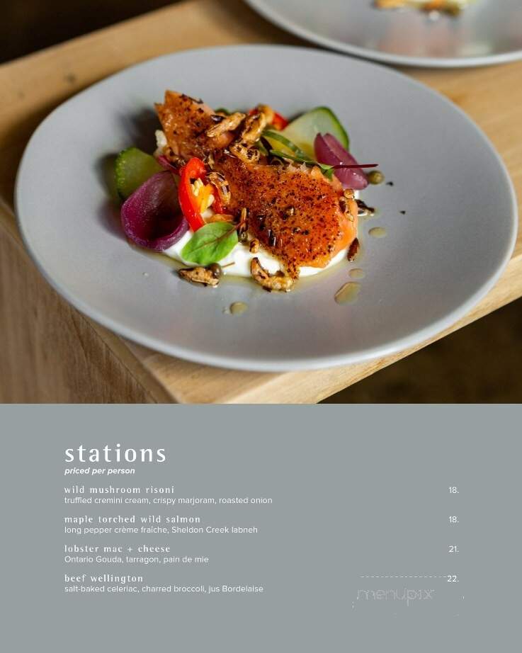 Canoe Restaurant & Bar - Toronto, ON menu_pic