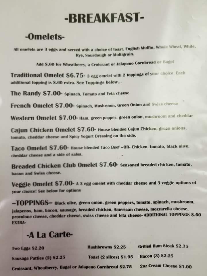 Old Dairy - Macomb, IL menu_pic