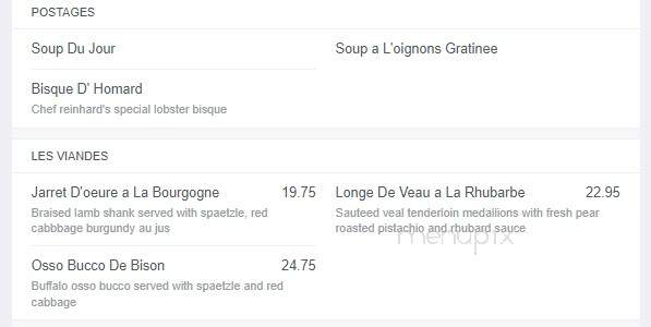 Cafe 36 - La Grange, IL menu_pic