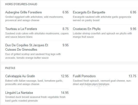 Cafe 36 - La Grange, IL menu_pic