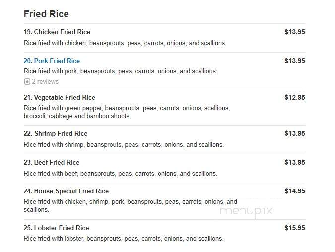 Bruce Lee - Timonium, MD menu_pic