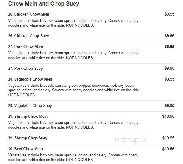 Bruce Lee - Timonium, MD menu_pic