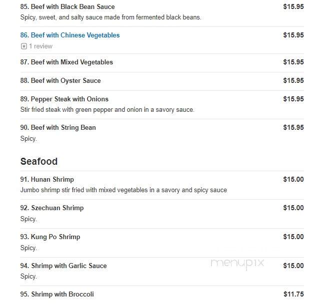 Bruce Lee - Timonium, MD menu_pic