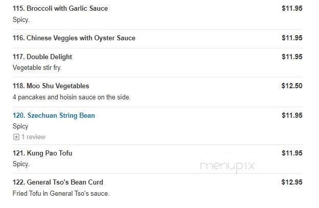 Bruce Lee - Timonium, MD menu_pic