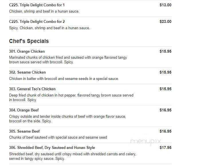 Bruce Lee - Timonium, MD menu_pic