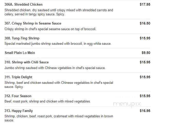 Bruce Lee - Timonium, MD menu_pic
