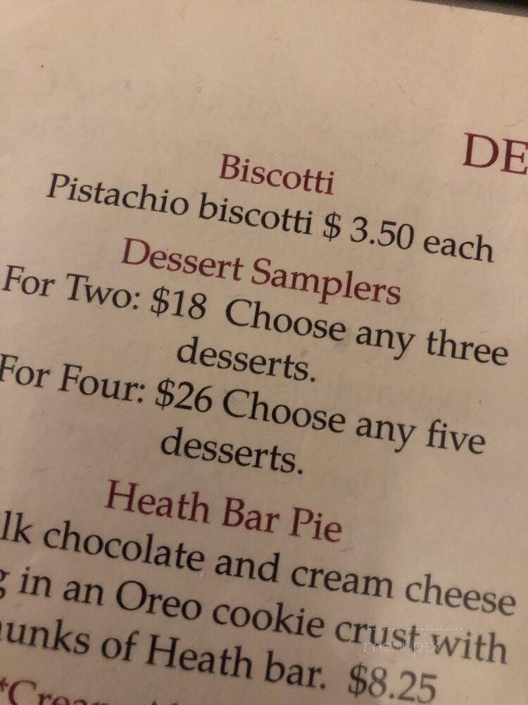 Alberto's Ristorante - Hyannis, MA menu_pic