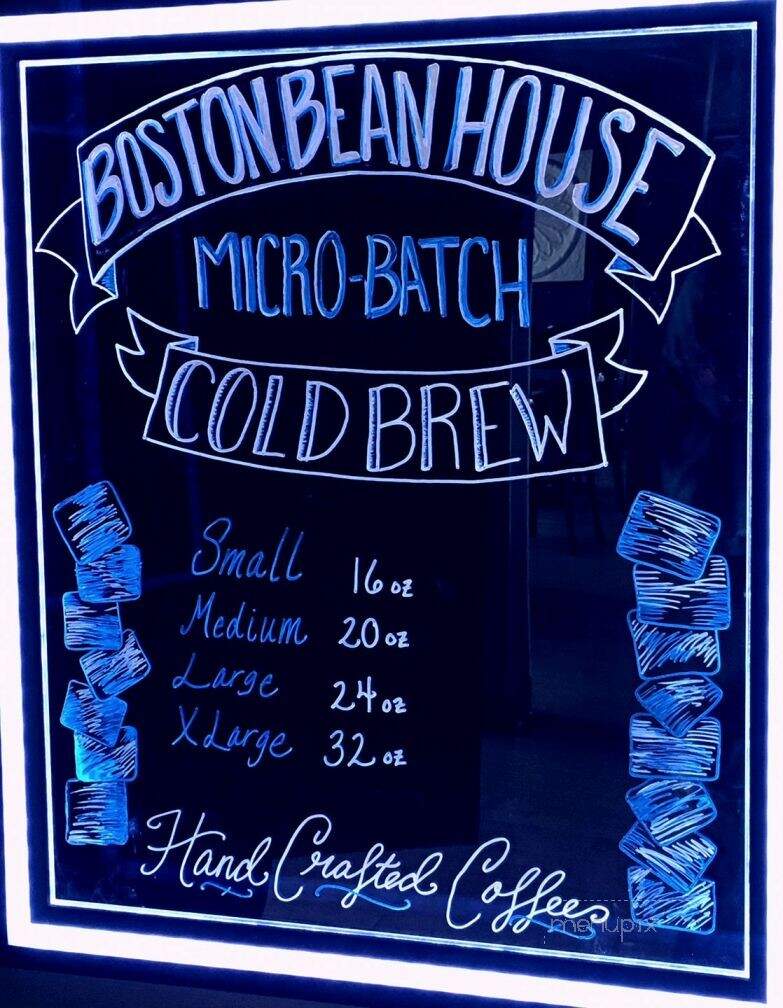 Boston Bean House - Maynard, MA menu_pic