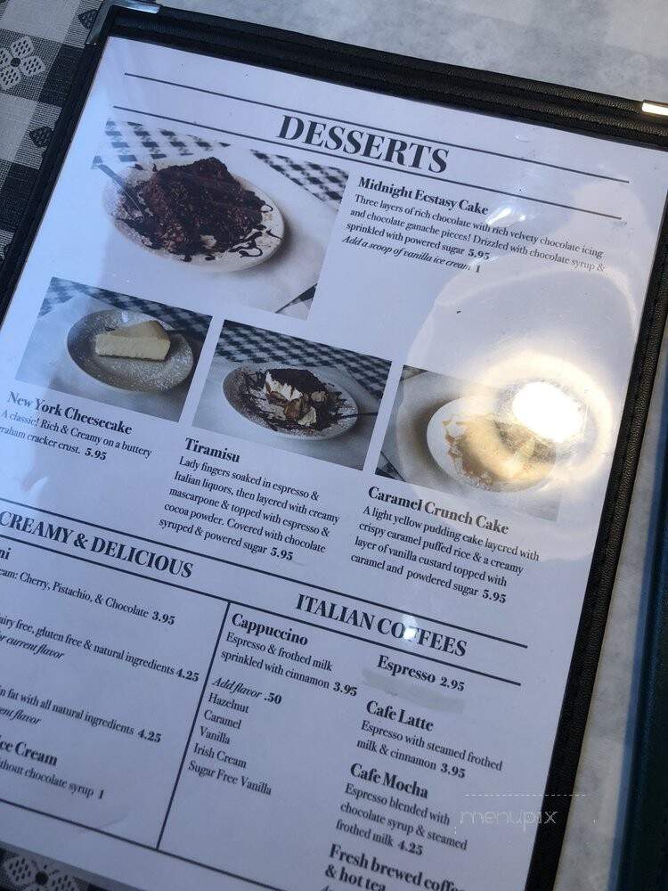 Italian Oven Restaurant - Peachtree City, GA menu_pic