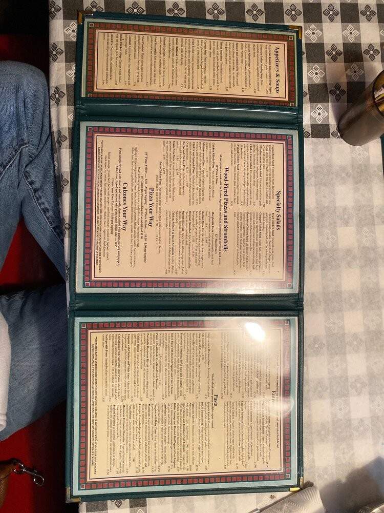 Italian Oven Restaurant - Peachtree City, GA menu_pic