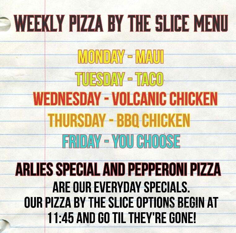 Eugene's Pizza - Glasgow, MT menu_pic