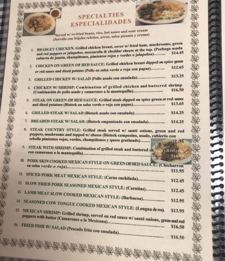 Bradley Cafe - Bradley Beach, NJ menu_pic