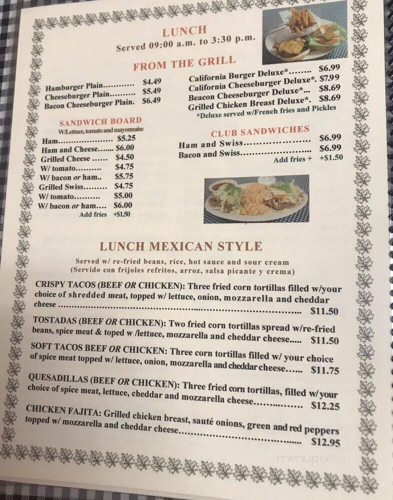 Bradley Cafe - Bradley Beach, NJ menu_pic