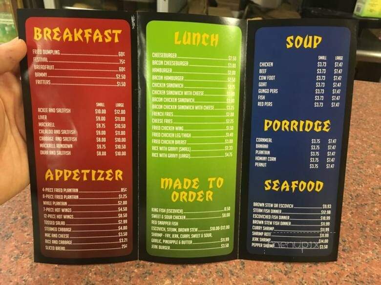 Mac West Indian Restaurant - Hackensack, NJ menu_pic