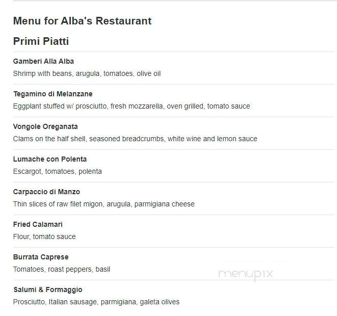 Alba's Restaurant - Port Chester, NY