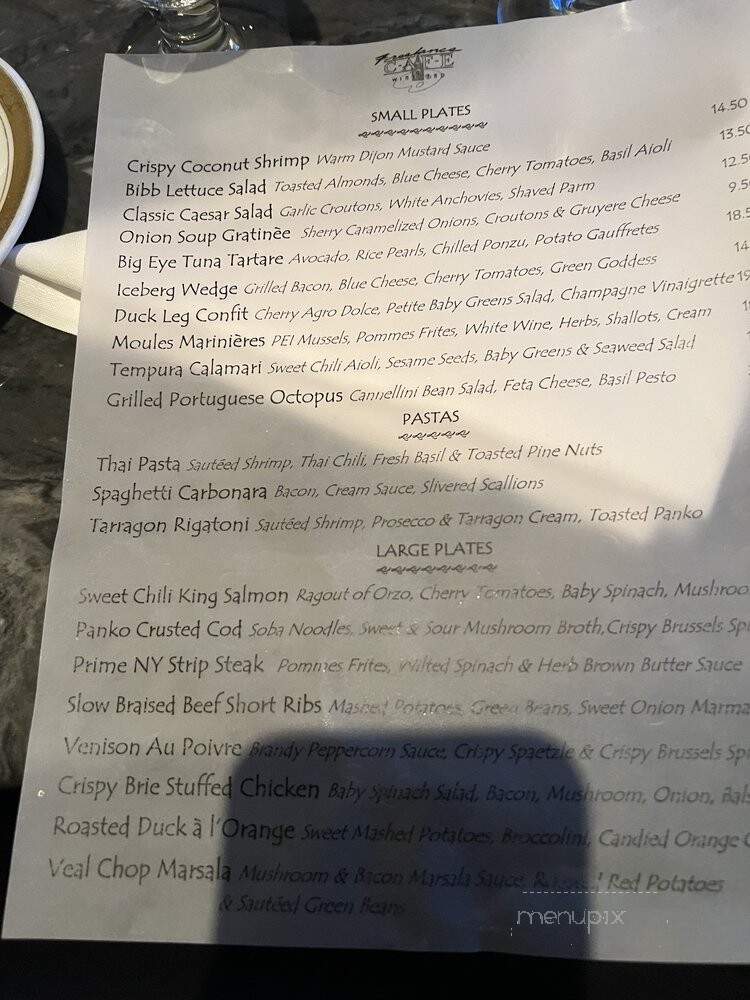 Freelance Cafe & Wine Bar - Piermont, NY menu_pic