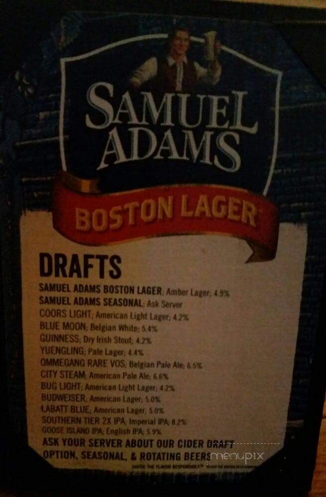 Graney's Bar & Grill - Albany, NY menu_pic