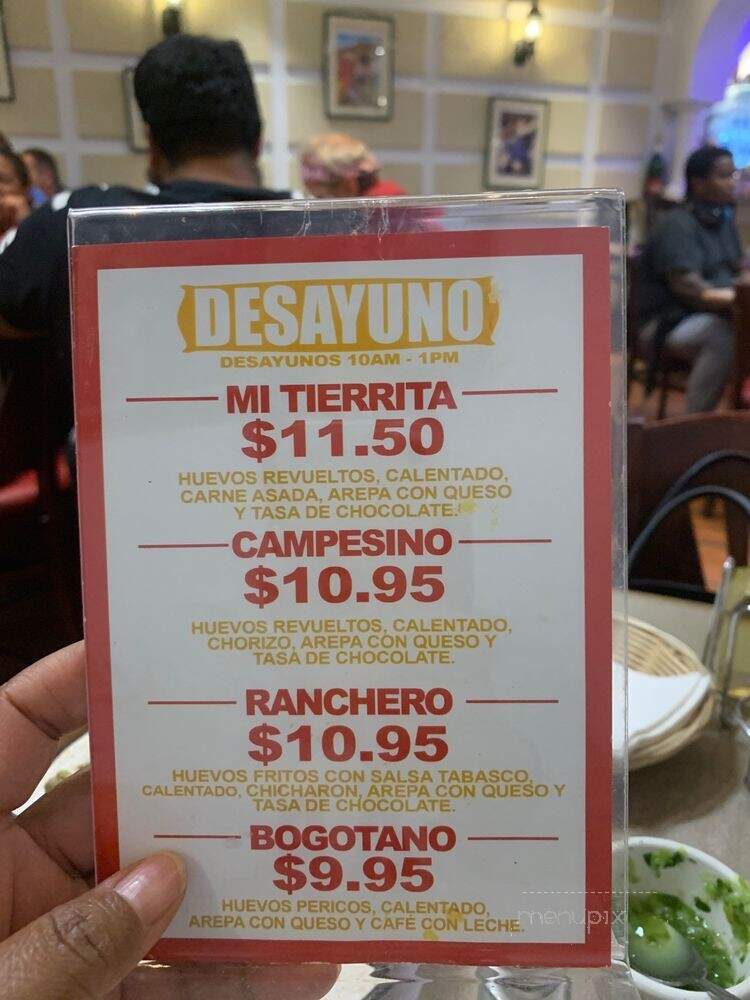 Mi Tierrita Restaurant - Hempstead, NY menu_pic