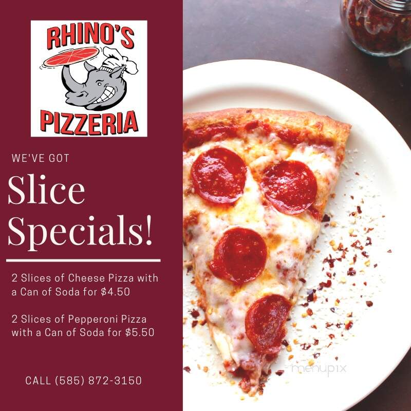 Rhino's Pizzeria & Deli - Webster, NY