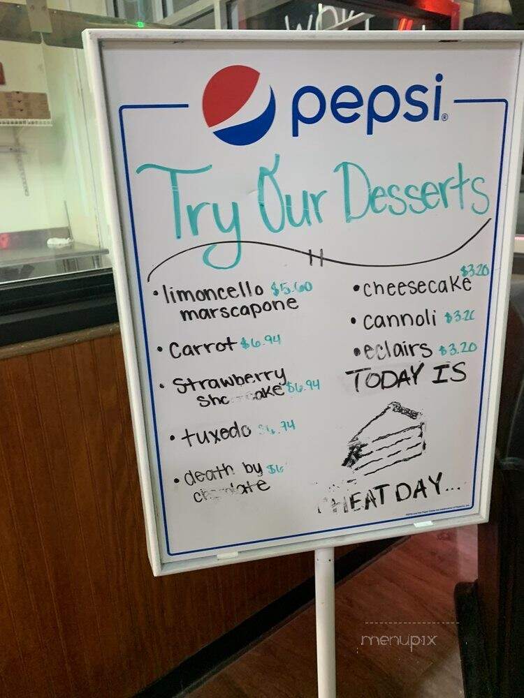 Michaelangelo's - Cape Carteret, NC menu_pic