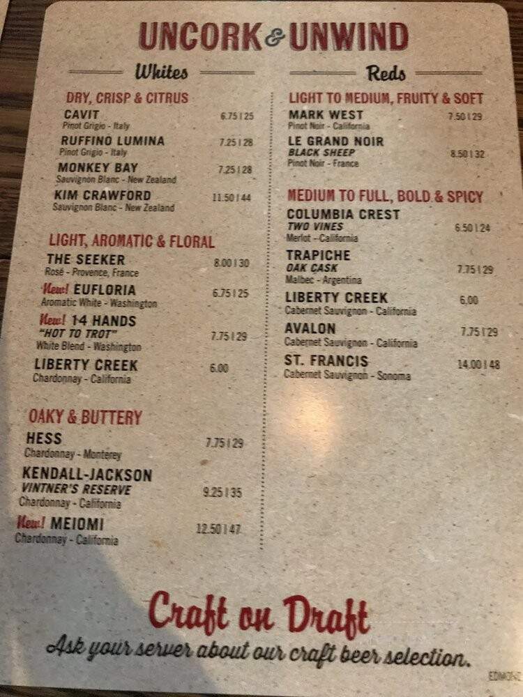 Fish City Grill - Edmond, OK menu_pic