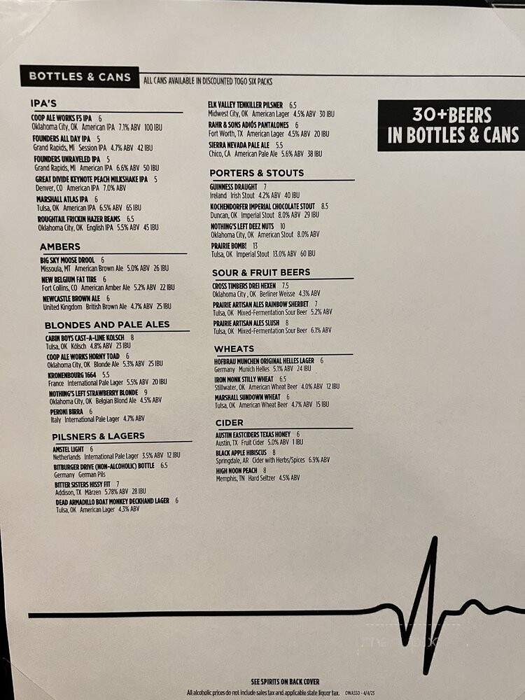 Andolini's Pizzeria & Italian - Owasso, OK menu_pic