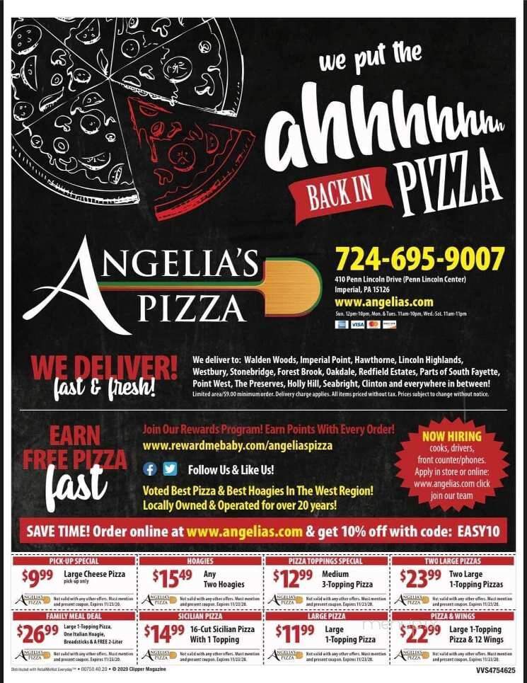 Angelia's Pizza - Imperial, PA