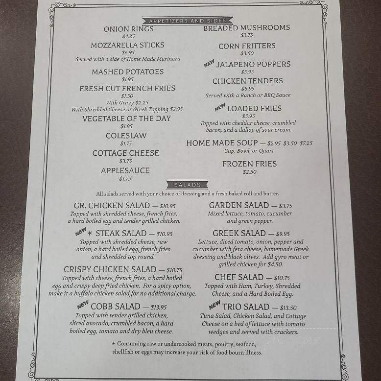 Home-Made - Home, PA menu_pic