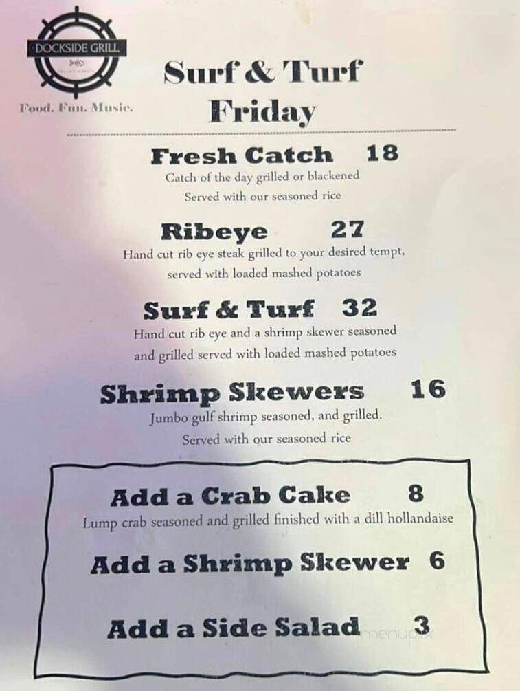 Tellico Harbor Restaurant - Maryville, TN menu_pic