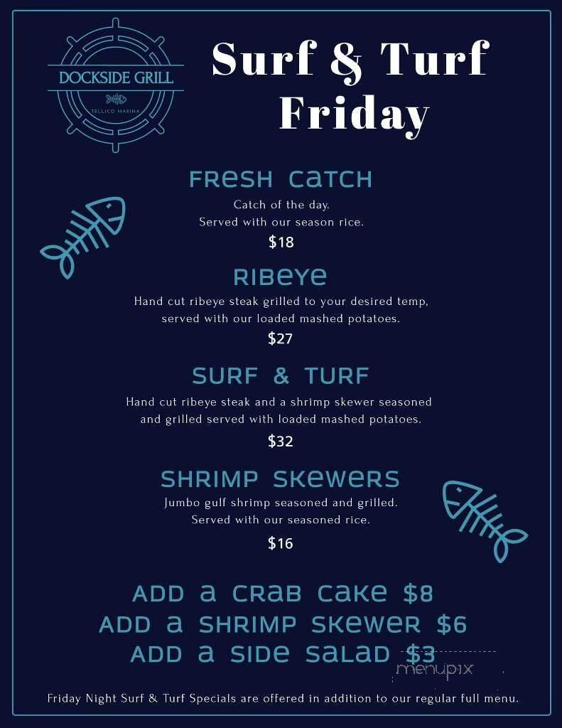 Tellico Harbor Restaurant - Maryville, TN menu_pic