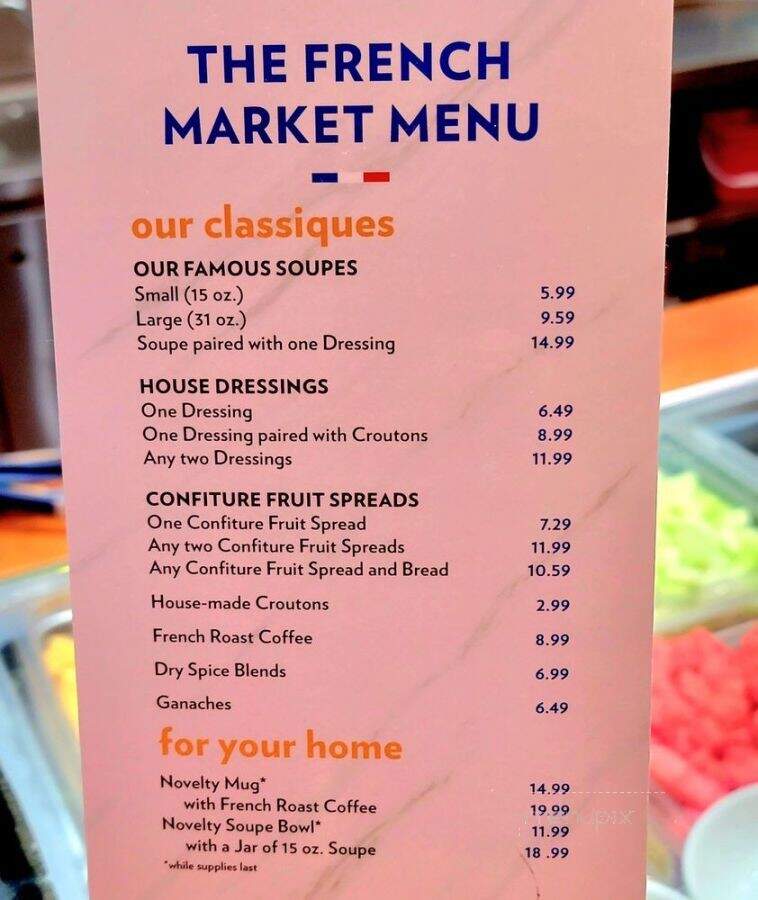 La Madeleine - Rockwall, TX menu_pic