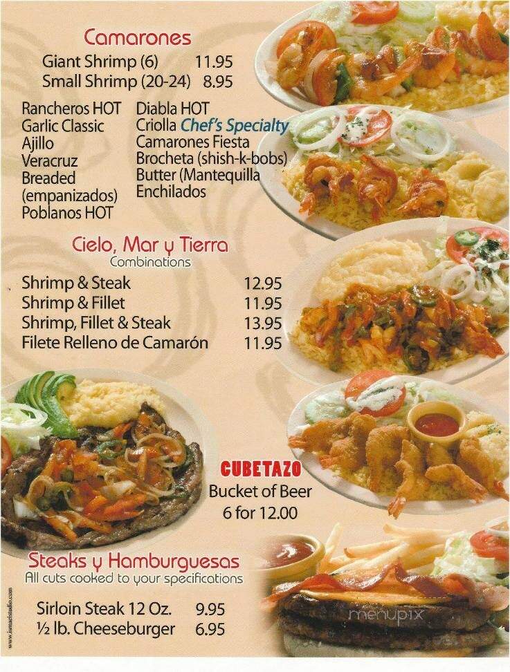 Senor Fish - El Paso, TX menu_pic