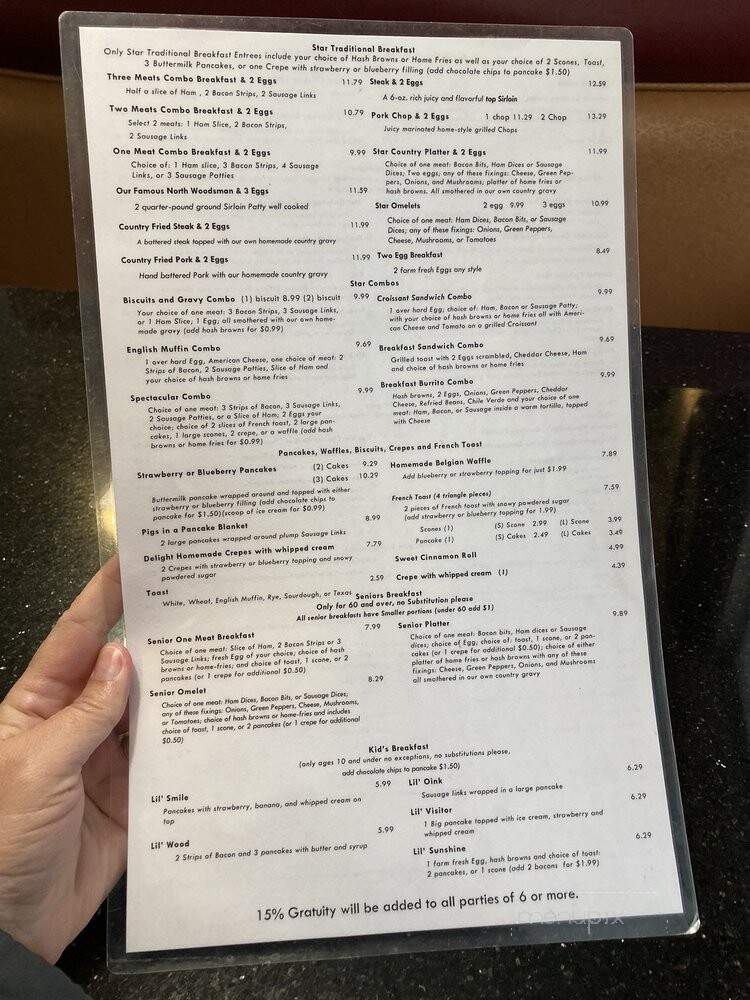 Star Cafe - Clearfield, UT menu_pic