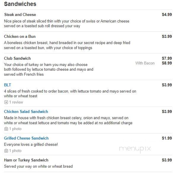 Luv'n Oven Restaurant - Scottsville, VA menu_pic
