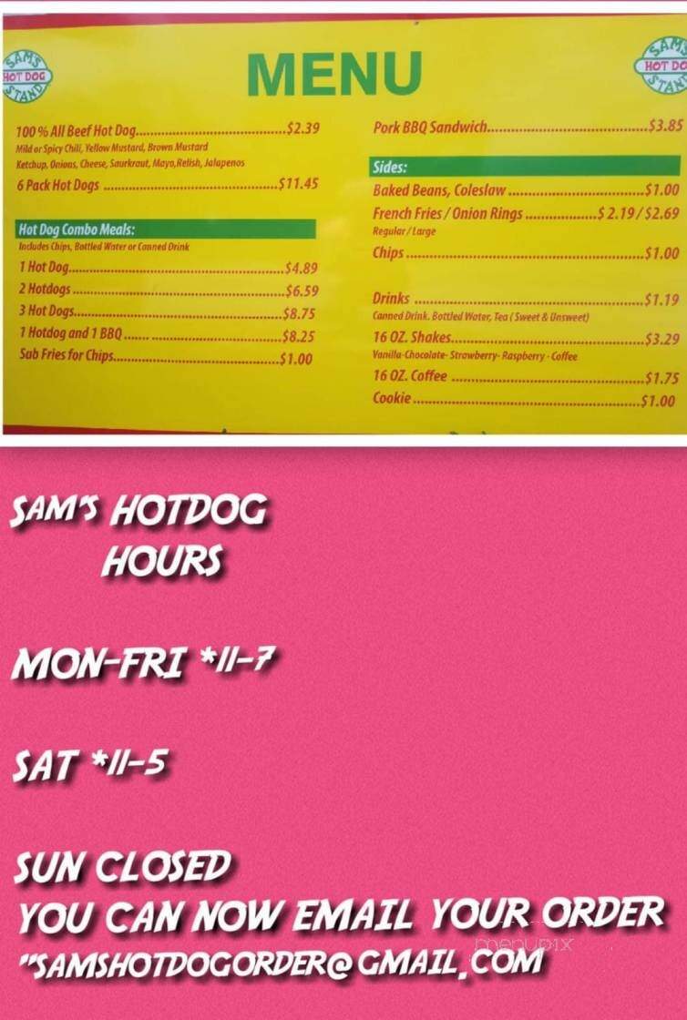 Sam's Hot Dogs - Stuarts Draft, VA