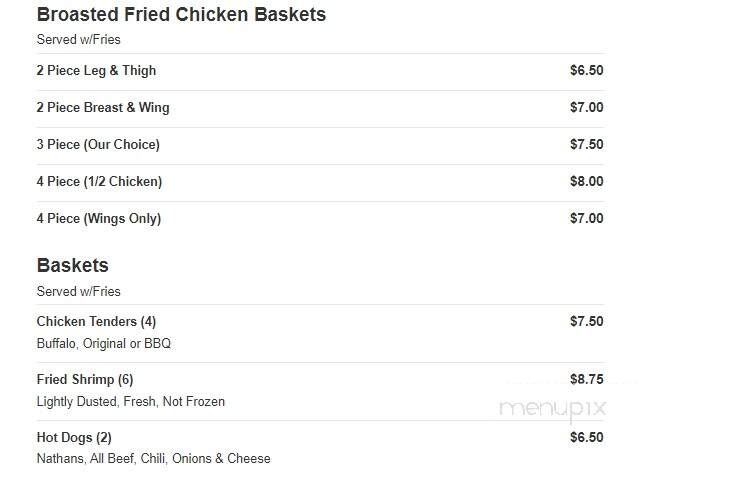 Victor's Italian Restaurant - Clifton Forge, VA menu_pic