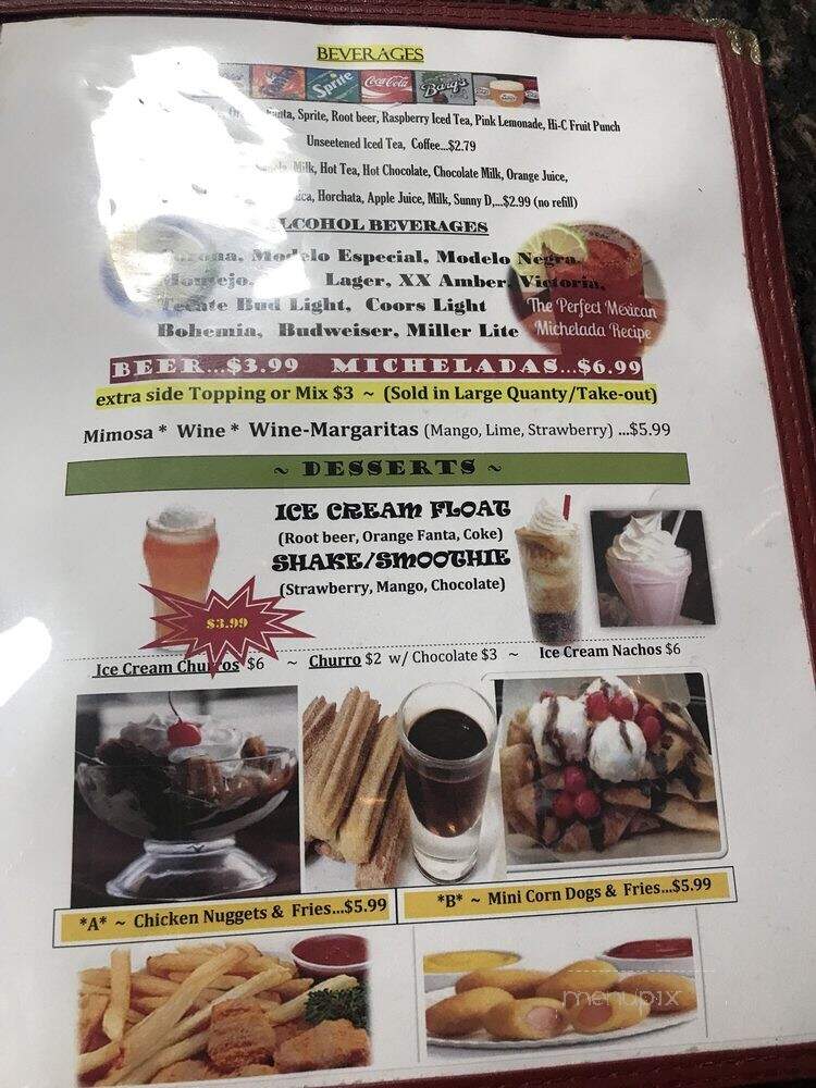 Guadalupe's - Azusa, CA menu_pic