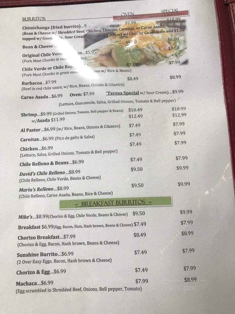 Guadalupe's - Azusa, CA menu_pic