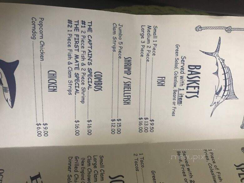 Harbor Fish & Chips - Oceanside, CA menu_pic