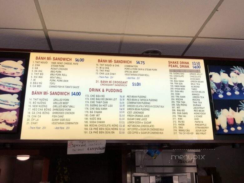 Dakao Sandwich - San Jose, CA menu_pic