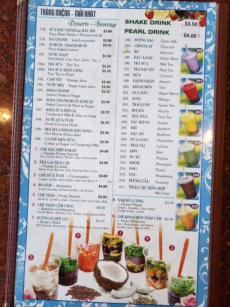 Dakao Sandwich - San Jose, CA menu_pic
