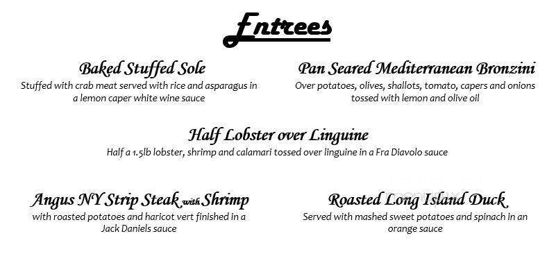 Harbor Lights - Norwalk, CT menu_pic