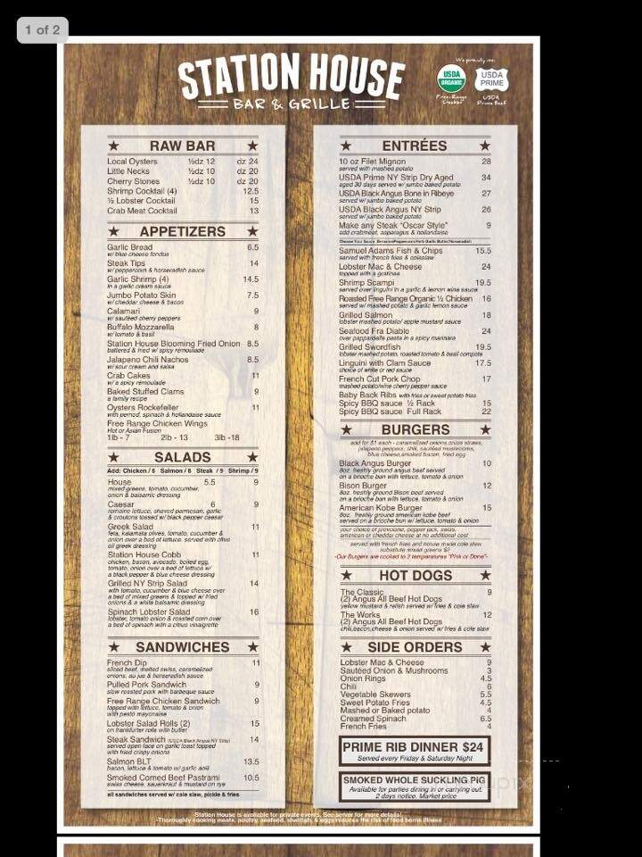 Harbor Lights - Norwalk, CT menu_pic