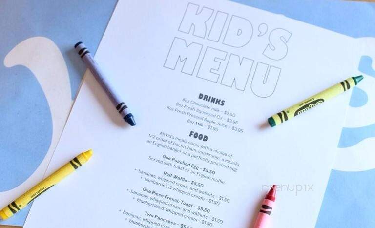 Yolks - Vancouver, BC menu_pic